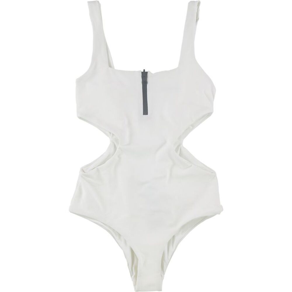 Tavik Womens Victoria One Piece Tank Swimsuit, White, S, DM - Picture 1 of 3